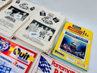 PARRAMATTA CITY RACEWAY: A large group of Parramatta City Raceway race programs together with a hardcover book, 'Speedway by the Freeway: An Illustrated History of Parramatta/Sydney Speedway/Valvoline Raceway' by Tony Loxley [Location: Sydney] - 6