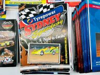 PARRAMATTA CITY RACEWAY: A large group of Parramatta City Raceway race programs together with a hardcover book, 'Speedway by the Freeway: An Illustrated History of Parramatta/Sydney Speedway/Valvoline Raceway' by Tony Loxley [Location: Sydney] - 8