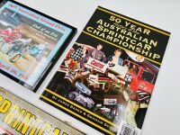 AUSTRALIAN SPEEDWAY: Four publications featuring Australian speedway and a framed illustration [Location: Sydney] - 5