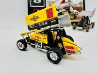 SPRINT CARS: Four 1:24 scale sprint cars by Racing Champions and GMP together with a Kasey Kahne Racing sign [Location: Sydney] - 3