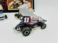 SPRINT CARS: Four 1:24 scale sprint cars by Racing Champions and GMP together with a Kasey Kahne Racing sign [Location: Sydney] - 5