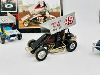 SPRINT CARS: Four 1:24 scale sprint cars by Racing Champions and GMP together with a Kasey Kahne Racing sign [Location: Sydney] - 6