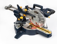 COMPOUND MITRE SAW: A GMC LSMS250 2400 watt slide compound mitre saw, tested