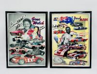 SPEEDWAY: Two autographed and framed posters, one of Gene Welch and the other of Paul Ash [Location: Sydney]