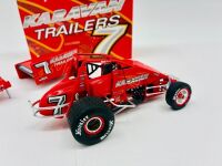 SPRINT CAR: A 1:25 scale model by R&R Sprint Cars of the 2007 #7 Karavan Trailers 'The Crowd Pleaser' sprint car driven by Craig Dollansky, limited edition 1 of 650 [Location: Sydney] - 6