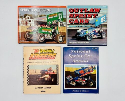 SPRINT CARS: Four publications featuring American sprint cars [Location: Sydney]