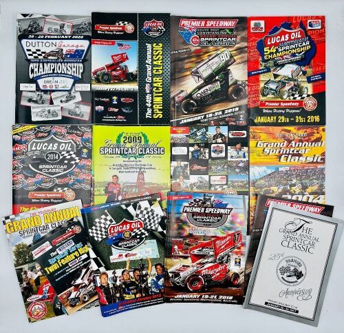 376 · PREMIER SPEEDWAY: A group of Premier Speedway event programmes [Location: Sydney]