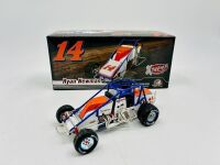 MIDGET CAR: A 1:24 scale model by Action Racing Collectables of the 1999 Silver Crown Championship winning midget car driven by Ryan Newman, complete with certificate of authenticity and original packaging [Location: Sydney]