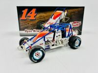 MIDGET CAR: A 1:24 scale model by Action Racing Collectables of the 1999 Silver Crown Championship winning midget car driven by Ryan Newman, complete with certificate of authenticity and original packaging [Location: Sydney] - 2