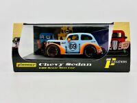 SLOT CAR: A 1:30 scale slot car by Pioneer of a 1937 Chevrolet Sedan with original packaging [Location: Sydney] - 6
