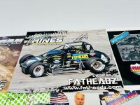 SPEEDWAY: A group of race team and driver flyers including six signed items together with seven speedway stickers [Location: Sydney] - 5
