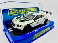 BENTLEY: A 1:32 scale model by Scalextric of the Bentley Continental GT3 with original display box [Location: Sydney] - 2