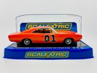 DUKES OF HAZZARD: A 1:32 scale slot car by Scalextric of the 1969 Dodge Charger 'General Lee' from the Dukes of Hazzard with original display case [Location: Sydney] - 5