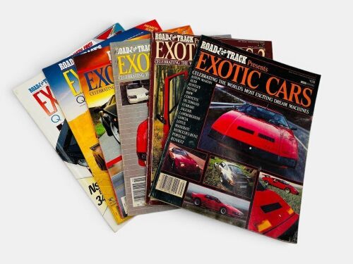 ROAD & TRACK EXOTIC CARS: A collection of four editions [Location: Sydney]