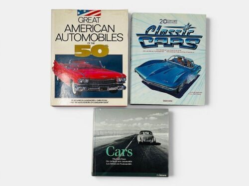 BOOKS: Three hardcover books relating to motor cars [Location: Sydney]