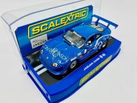 JAGUAR: A 1:32 scale slot car by Scalextric of the Rocket Motorsports Jaguar XKRS with original display case [Location: Sydney] - 2