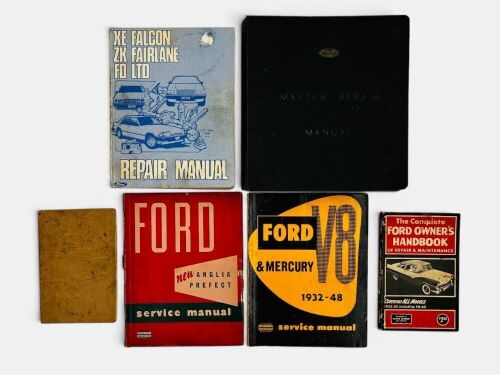 FORD: Six shop manuals relating to various models [Location: Sydney]