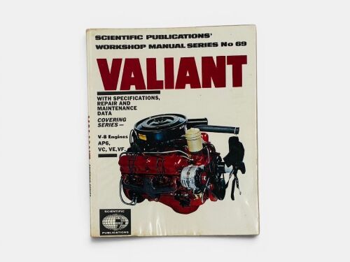 CHRYSLER VALIANT: V8 AP6, VC, VE & VF Workshop manual published by Scientific Publications [Location: Sydney]