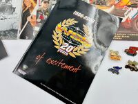 WORLD SERIES SPRINTCARS: Ten WSS event programs with four sprint car badges [Location: Sydney] - 2