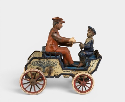 LEHMANN: A fine circa early 1900s Lehmann (Germany) 'Naughty Boy' clockwork tin toy, 13cm long