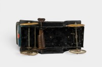 LIMOUSINE: A circa 1900s Hans Eberl German clockwork tin toy limousine with driver, 18cm long - 3