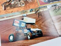 SPRINT CARS: Twelve autographed photos from Australian and American sprint car drivers [Location: Sydney] - 2