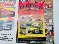 AMERICAN SPEEDWAY: A large group of American speedway event programs together with a softcover book, 'Eldora Speedway: The Most Famous Short Track in America' by Bill Holder [Location: Sydney] - 2