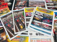 AMERICAN SPEEDWAY: A large group of American speedway event programs together with a softcover book, 'Eldora Speedway: The Most Famous Short Track in America' by Bill Holder [Location: Sydney] - 10