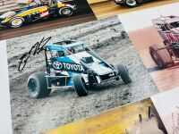 SPEEDWAY: Twelve autographed photos from Australian and American speedway drivers [Location: Sydney] - 11