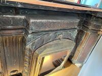 FIRE SURROUND: An impressive late 19th/early 20th Century pressed Copper & Brass fire place mantel and surround, loose and not affixed to wall [UPDATED PHOTOS] - 8