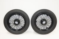 ROLLS-ROYCE 20HP: Two impressive Rolls-Royce 20hp model wheels with tyres, wheel size 21" [Location: Melbourne]