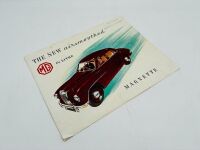 MG: A group of publications relating to MG Saloons [Location: Sydney] - 2