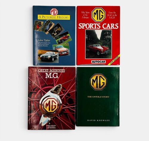 MG: A group of hardcover books relating to MG [Location: Sydney]
