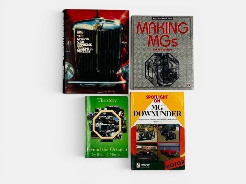 MG: A group of hardcover books relating to MG [Location: Sydney]