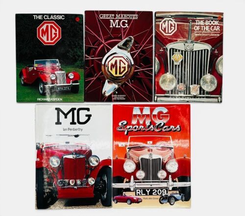 161 · MG: A group of hardcover books relating to MG [Location: Sydney]