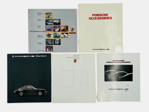 PORSCHE: A group of Sales Brochures [Location: Sydney]