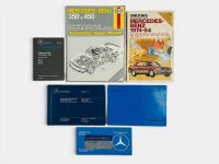 MERCEDES-BENZ: A group of publications on the Mercedes-Benz W116 including a 450 SEL 6.9 Owner's Manual and two aftermarket workshop manuals [Location: Sydney]