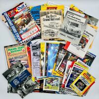 AUSTRALIAN SPEEDWAY PROGRAMS: A large group of Australian speedway programs from various speedways [Location: Sydney]