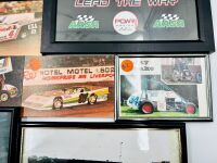 AUSTRALIAN SPEEDWAY: A group of 13 framed and mounted Australian speedway photos and posters [Location: Sydney] - 5