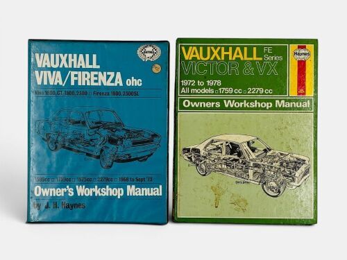 WORKSHOP MANUALS: A pair of workshop manuals for Vauxhall Victor & Viva models [Location: Sydney]