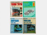 WORKSHOP MANUALS: A group of workshop manuals for Datsun, Mazda, Volvo and Mini [Location: Sydney]