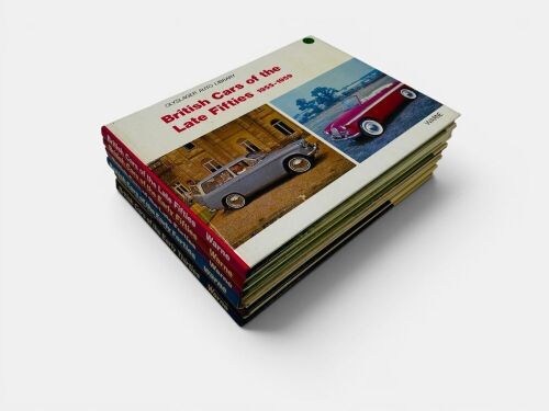 110 · BRITISH CARS: A series of six of hardcover books relating to British Cars published by the Olsylager Auto Library [Location: Sydney]