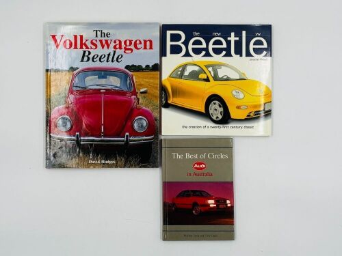 VOLKSWAGEN: Two hardcover books on the Beetle together with a book on Audi [Location: Sydney]