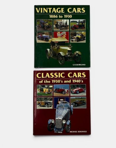 302 · BOOKS: A pair of hardcover books on vintage and classic cars by G. N. Georgano [Location: Sydney]