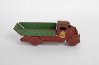 TRUCK: A Boomaro (Australia) pressed steel toy dump truck, 17cm long