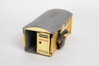 SCHUCO: A c1950s Schuco (US Zone Germany) model No.3000, telesteering tinplate car in original box, 10cm long - 3