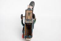 MOTORCYCLE: A large Modern Toys (Japan) tinplate, battery operated policeman on motorcycle toy, 29cm long, 21cm high - 4