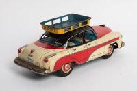 BANDAI TAXI: A c1960s Bandai (Japan) tinplate friction Hotel New York Taxi cab, 17.5cm long - 4
