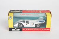 PORSCHE: A c1970s Solido 1:43 scale Le Mans Porsche 917 K in Martini livery (#198) in original box
