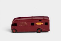 DINKY: A c1953 Dinky Toys (Meccano Ltd) Maudslay Marathon Horse Box horse transport vehicle, model No.581, in original box - 2
